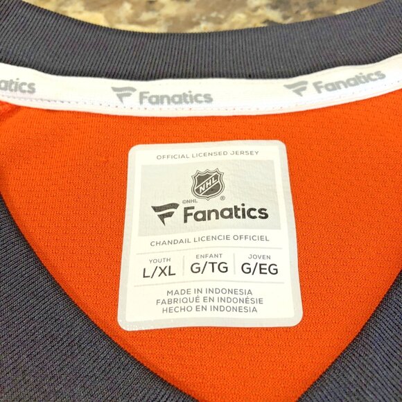 Size Youth L / XL Fanatics Philadelphia Flyers Jersey NHL Official Hockey ID - Picture 3 of 12